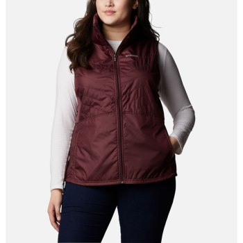 Columbia Mix It Around II Plus Size, Chaleco Vino Para Mujer | 192378-EOU